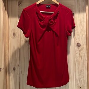 Ladies size large red top